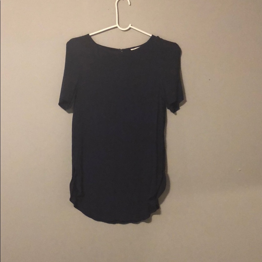Navy Blue Size 2 Blouse